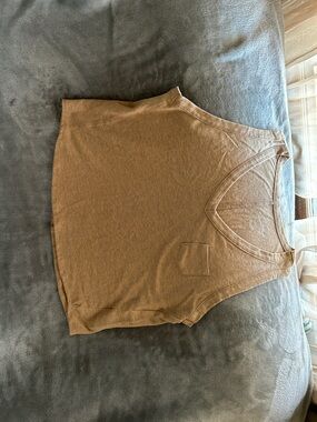 Universal Thread Neutral Tan Crewneck Tank Top